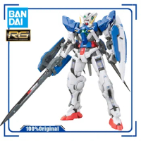 BANDAI RG 15 1/144 OO GUNDAM EXIA Assembly Model Action Toy Figures Gifts for Children Anime Figure