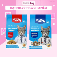 【Mới 2025】 【Không hiệu quả hoàn tiền】 Hạt Mr.Vet Cho Mèo Mọi Lứa Tuổi - Hạt mèo topping 1kg Mr Vet h