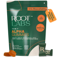 Root Labs Alpha Shilajit Gummies 4000 mg |       Energy Stamina & Focus |       Zero Sugar |       K