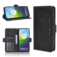For Motorola Moto G9 Power Case Premium Leather Wallet Leather Flip Multi-card slot Cover For Motorola Moto G9 Power Case 6.8"