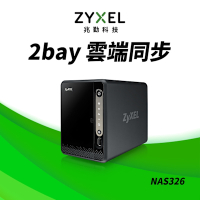 Zyxel 合勤 NAS326 2Bay NAS雲端網路儲存設備