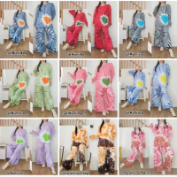 SETELAN KULOT JERSEY BALI SIZE JUMBO/STELAN CELANA PANJANG WANITA ADEM