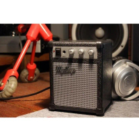 Paling Baik Speaker Amplifier Gitar Mini Design Retro - Amplifier Portable - Amplifier Mini - Speake