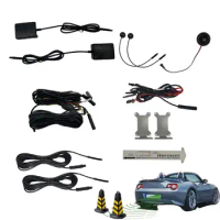 1Set 24Ghz Millimeter Reverse Backup Radar Monitor System Sensors Car LED Parking Sensor Auto Car Detector