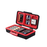 【嚴選】單眼相機電池/3號電池/SD/CF/XQD記憶卡防潑水收納保護盒