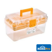 HOMEPRO HUALEI TOOL BOX DIY 15.5\ W40xD21xH21 CM CLEAR"