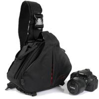 DSLR Camera Bag Backpack Professional Shoulder Case For Canon Nikon Sony Panasonic Lens Tripod Crossbody Outdoor Travel Cover