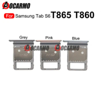 For Samsung Galaxy Tab S6 10.5'' SM-T860 T865 TB67U SIM Card Micro SD Holder Tray Slot Replacement Parts