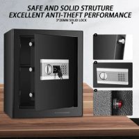 US Stock 1.7 cubic feet Se-50-EF Electronic Digital Safe Lock Box Waterproof Fireproof 20mm thickness with Alarm system