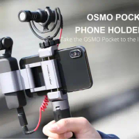 Phone Holder Plus 1/4 Screw Handheld Phone Bracket For Dji Osmo Pocket / OSMO Pocket 2 Action Camera Accessories