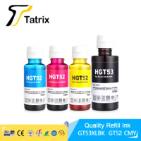 Tatrix Refill Dye Ink Kit For HP GT53XL GT52 For HP Ink Tank 319/410/419,Smart Tank 500/502/508/511/514/515/518/519/530/531/532