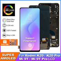 AMOLED For Xiaomi Redmi K20 K20 Pro LCD M1903F10I Display Touch Screen Digitizer Assembly Replace Parts For Mi 9T 9T Pro LCD