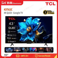 TV TCL 43 Inch LED 43T61C (4K QLED – Google TV)