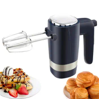 Kitchen Food Mixer Hand Blender 304 Stainless Steel Easy To Use Cream Whipper Hand Mixer For Cooking Blending Whisking Mixing