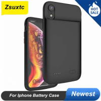 Power Case For iPhone 6 6S 7 8 Plus 6s Plus 7 8 Plus X XS XR XS Max Battery Charger Case Ultra-Thin Silicone Portable Power Bank