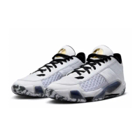 【NIKE 耐吉】Air Jordan XXXVIII Low PF 男鞋 白 黑 金 氣墊 AJ38 低筒 FD2325-107