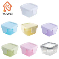 1Pc 60ml Portable Baby Food Storage Freezer Containers Jam Dispenser Box Lunch Box Mini Food-grade Thickened Sealed Fresh Box