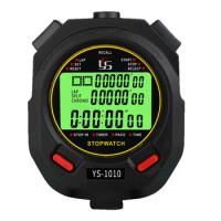 Countdown Chronograph Stop Watch Stopwatch Electronic Timer for Sports Game Referee Portable Digital
