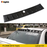 Shark Style Roof wing spoiler For Mitsubishi Lancer EX trunk rear wing spoiler 2008 - 2015 year Lancer ex PP back window spoiler