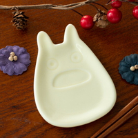 真愛日本 宮崎駿 吉卜力 龍貓小白龍貓 和風 日本製 造型陶瓷小豆皿 醬油碟 小盤子