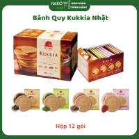 Bánh Quy Kukkia Nhật 4 Vị (Milk Chocolate, Dark Chocolate, Matcha, Dâu )