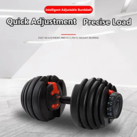 40kg Fast Adjustable And Detachable Men's Dedicated Fitness Dumbbell Fitness Equipment Free Weight Pesas Gimnasio Fitness Sports
