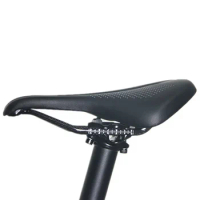 Mountain Bike Saddle Full Carbon Fiber Road Bike Seat Bicycle Seat Comfortable Leather Seat Cushion