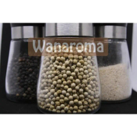 TOPLES KOTAK BUMBU KAYU SET DENGAN SENDOK / SEALED JAR STORAGE TANK