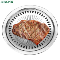Smokeless Barbecue Grill Pan Non-Stick Gas Stove Plate For Electric Stove Baking Tray BBQ Tong Grill Barbecue Tools Home Outdoor