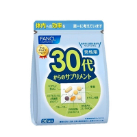 Fancl - FANCL - (新版) 30代男性綜合營養維他命補充丸 (30小包) (藍色) (MM) 30小包