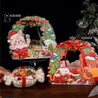 Kotak Natal K2545 Cupcake| muat 2 Toples Dus Christmas Box