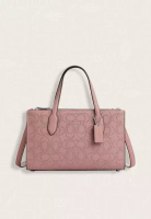 Coach Coach Nina Small Tote Bag With Signature Rivets Pink Petal