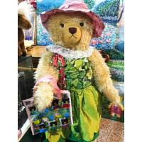 【TEDDY工坊】日本TEDDY泰迪熊可愛黑熊透明手提袋時尚美觀實用(日本黑熊大容量時尚透明手提袋)