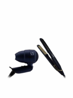 เซตเครื่องหนีบผม Gold Plate รุ่น LS1028 + ไดร์เป่าผม Cutie รุ่น LS1357 (1200W) สีดำ