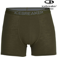 Icebreaker Anatomica BF150 男款羊毛排汗內褲/四角內褲 103029 069 橄欖綠