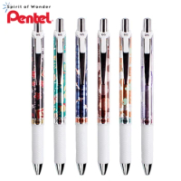 1pcs Japan Pentel energel Gel Pen Quick Dry BLN75 Limited Fireworks Press Smooth Student Test Black Gel Pen 0.5mm Stationery