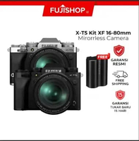 Fujifilm XT5 Kit 16-80mm Fujifilm X-T5 XF16-80mm Garansi Resmi Reguler Black
