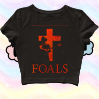 STARPERSON | CROP TOP BAND FOALS EVERYTHING NOT SAVED WILL BE LOST | GRUNGE | Y2K | METAL | VINTAGE 