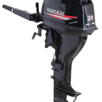 DDP Shipping Hangkai 4 stroke 20hp Outboard Engine Manul Start or Electric Start High Quality Boat Engine