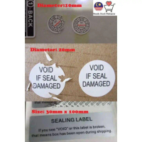 Warranty Void Hologram Sticker | Fragile Breakable Seal Label | Pelekat Keselamatan Jika Dibuka Rosa