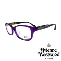 【Vivienne Westwood】華麗潮流感滿天土星光學眼鏡(紫 VW314_03)