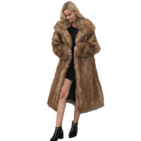 Winter Fur Coat For Woman 2023 Fashion Long Faux Fur Coat Women Jacket Coat Female Plus Size Fur Faux Parka Jacket Womens Coat