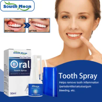 South Moon Oral Care Spray, Swollen gums, Sore throat, Throat, Throat and Flat Mouth Cleaning Care Solution