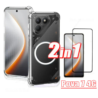 Ốp Điện Thoại Chống Sốc, Dành Cho Tecno Pova 7, Với Nhẫn, Nam Châm Tấm Sắt, Tương Thích Với Tecno Po