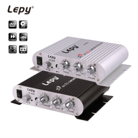 LP-838 Lepy MINI Digital Car Power Amplifier 2.1CH 20W 2x15W Hi-Fi MP3 MP4 Stereo Booster DVD Motorc