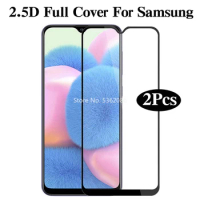 2Pcs Full Cover Tempered Glass For Samsung Galaxy A12 A42 A32 A21 A31 A41 A91 S21 Screen Protector Glass on Galaxy S21 Plus Film