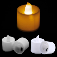 New Flameless LED Tea Lights Candles Powered for Wedding Table Decorations