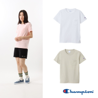 Champion-素色口袋短袖T恤-女(2色)