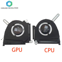 Laptop CPU GPU Cooling Fan DC12V 0.6A For ASUS TUF Dash F15 FX517ZC FX517ZR 13NR0990T01021 13NR0990T02021