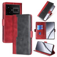 Realme GT5 Magnetic Wallet Phone Case for Realme GT Neo 5 SE 3T 2T 3 2 Flip GT5 Pro GT3 GT2 Pro Leather Flip Cover Card Slots